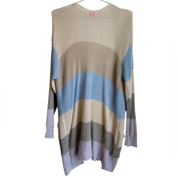 Pink Lily Oversized Long Sleeve Open Cardigan Size XS NWOT - Picture 2 of 9